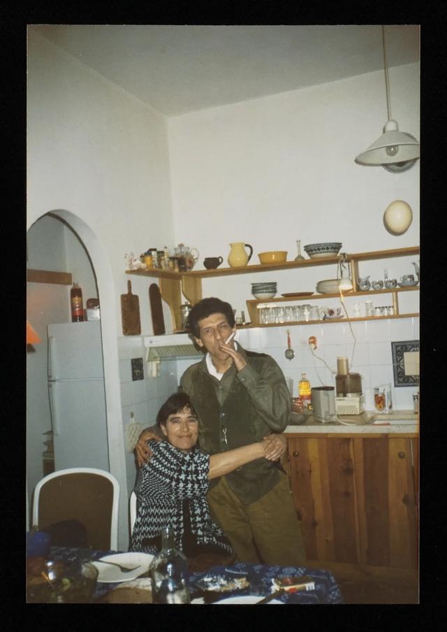 С Михаилом Генделевым. Иерусалим. 1995