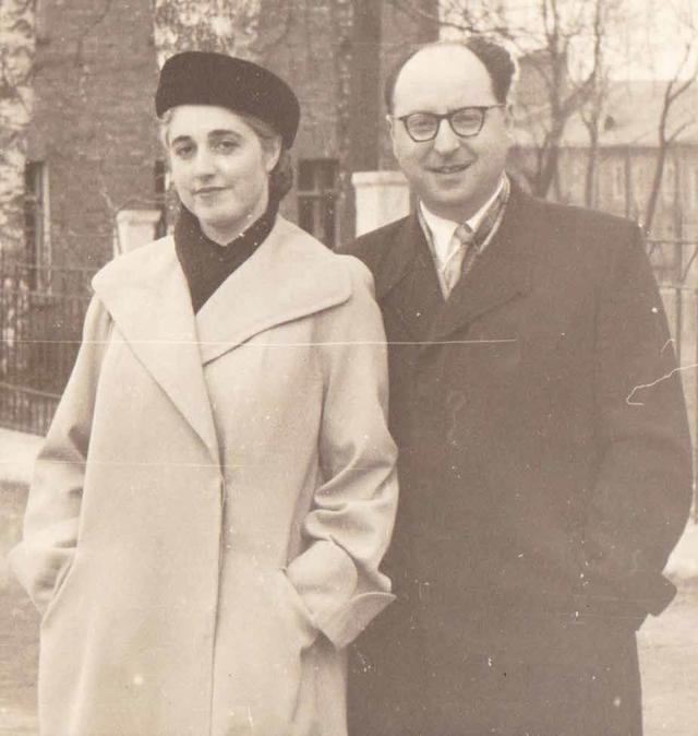 Арон Боруховский с женой